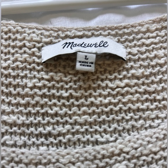 Madewell Highgate Tie-Strap Sweater Tank size L - Picture 8 of 8